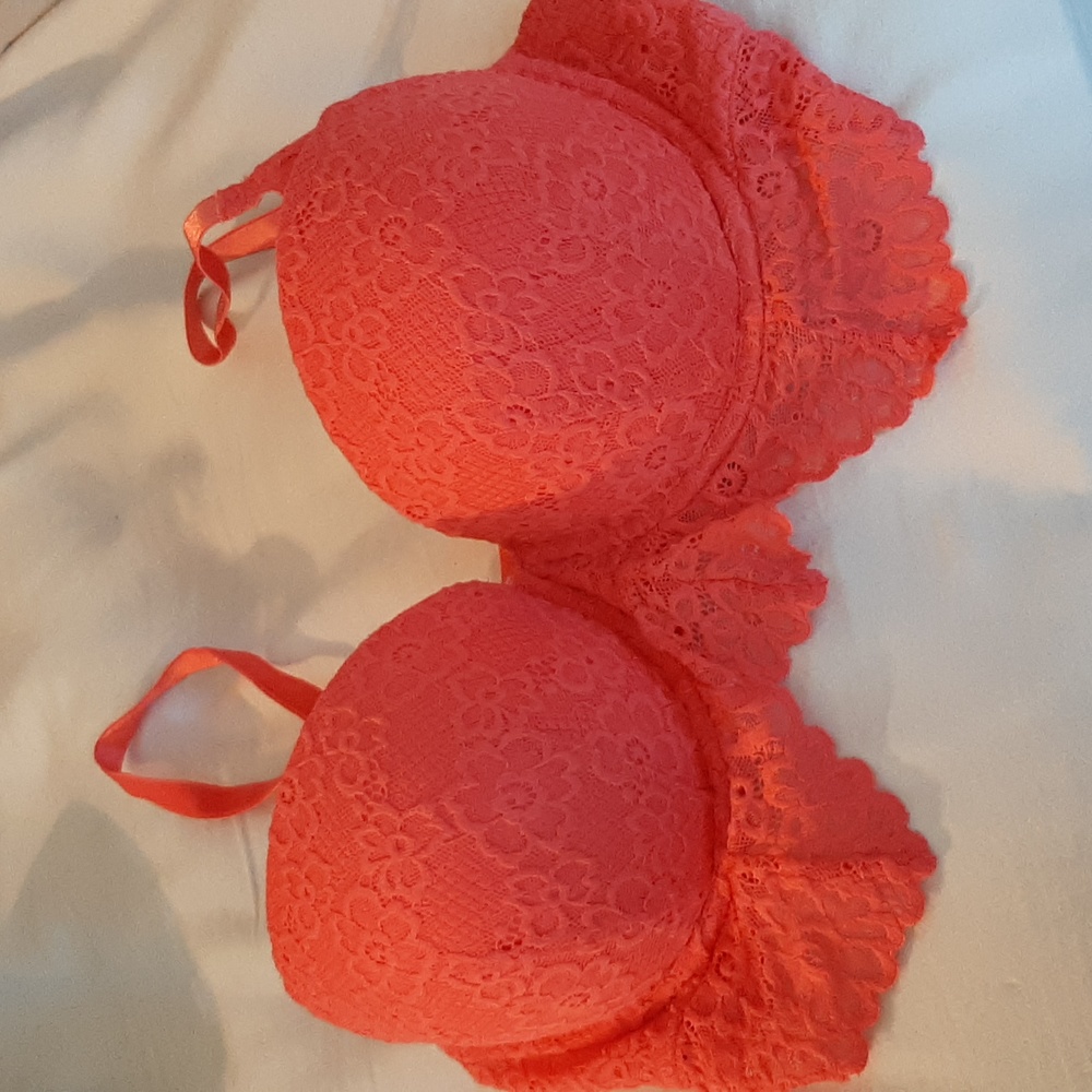 Coral Color Bralet Size 38C
